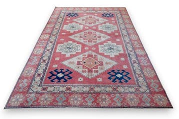 Pink Kazak - Vloerkleed - 260 cm - 180 cm - met certificaat, Nieuw