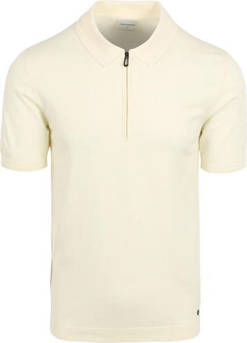 No Excess Half Zip Poloshirt Off White maat M Heren, Wit, Nieuw, No Excess, Verzenden
