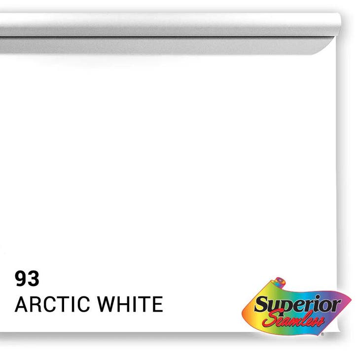 Superior Achtergrondpapier Arctic White 1.35m x 11m, Audio, Tv en Foto, Fotografie | Fotostudio en Toebehoren, Achtergrond, Nieuw