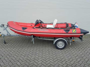 Rubberboot met aluminium vloerdelen en diverse opties, Zo, Nieuw