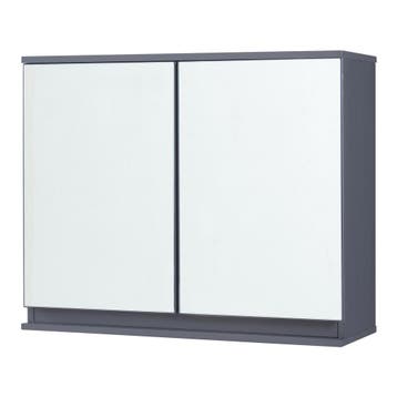 Spiegelkast Overath badkamerkast grijs 49,5x60x20 cm [en.cas, Verzenden, Nieuw