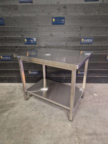 Werktafel | Maxima | RVS | 100cm | horeca, Nieuw in verpakking, RVS Meubilair