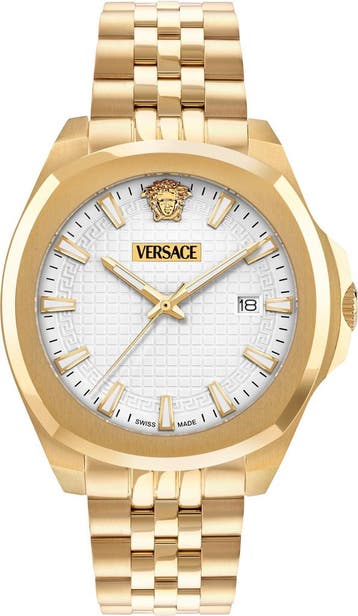 Versace VEKKA0625 Versace Luxury heren horloge 42 mm, Overige merken, Staal, Verzenden, Polshorloge