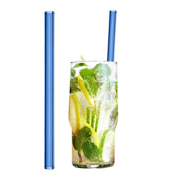 GGM Gastro | (50 stuks) Glazen rietjes - recht - 200mm - ø |, Verzenden