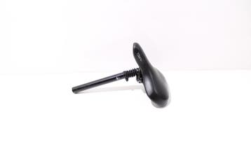 Zwart Towny zadel | 27,2mm verende zadelpen, Verzenden, Nieuw