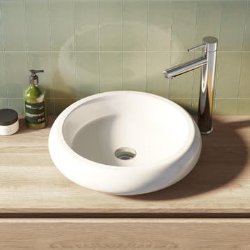 Brauer Cloud Waskom - Rond - 45 cm - Keramiek - Hoogglans -, Ophalen of Verzenden, Nieuw