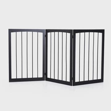 Pawhut Portable 3-Panel Folding Pet Safety Barrier for Doors, Verzenden, Nieuw