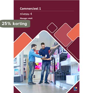 MBO-MR-CM1-90120 / Manager retail Commercieel 1 / theorie, Boeken, Schoolboeken, Verzenden, Gelezen, EduHintOVD