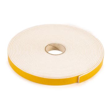 Zelfklevend Vilt / 15mm Plakvilt op Rol (10m) - Wit - Br...