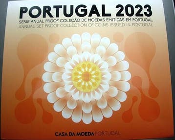 3,88 Euro,munten set 1 Cent-2 Euro 2023 Portugal Republik, Verzenden