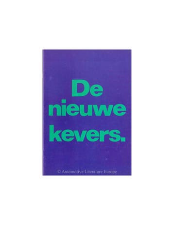 1968 VOLKSWAGEN KEVER BROCHURE NEDERLANDS, Nieuw, Volkswagen, Author