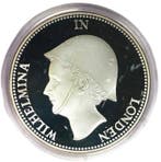 Nederland. Wilhelmina in Londen. 1 Gulden 1940 / WWII ISSUE, Postzegels en Munten, Munten | Nederland