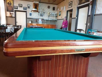 Wilhelmina DeLuxe wedstijd biljart, Sport en Fitness, Biljarten en Poolen, Gebruikt, Biljarttafel