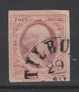 Postzegel Ned 1852 NR.2 gebruikt zie omschrijving (612), Verzenden, T/m 1940, Gestempeld