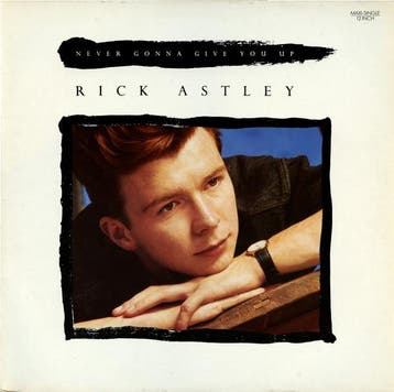 Rick Astley - Never Gonna Give You Up, Ophalen of Verzenden, Gebruikt