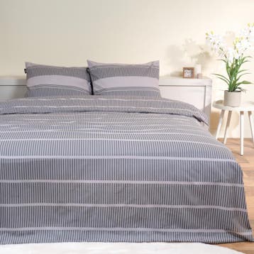 Mexx Home dekbedovertrek - grijs - 2-persoons | 200 x, Verzenden, Nieuw, Grijs