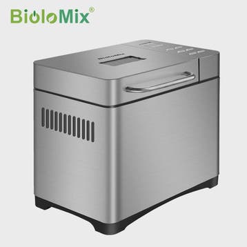 Biolomix Broodmachine RVS - 1KG Capaciteit, 19 Programma's,, Verzenden, Nieuw