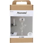 Hobbyset Macramé, Mobiel, grijs, off white, 1 doos, Nieuw