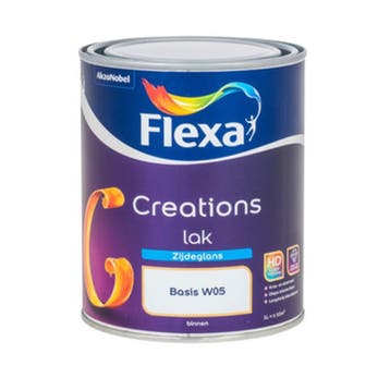 Flexa Creations Zijdeglans Lak Acryl - 1 liter, Verzenden, Nieuw