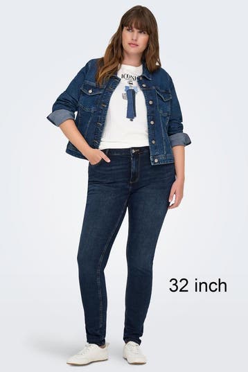 ONLY skinny jeans donkerblauw Maat:, Kleding | Dames, Verzenden, Nieuw, Overige kleuren