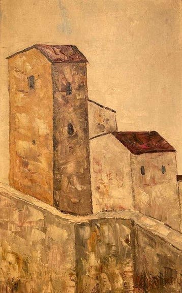 Amerigo Bartoli (1890-1971) - San Gimignano