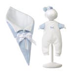 Llorens kledingset en accessoires Ice blauw voor poppen v..., Ophalen of Verzenden, Nieuw
