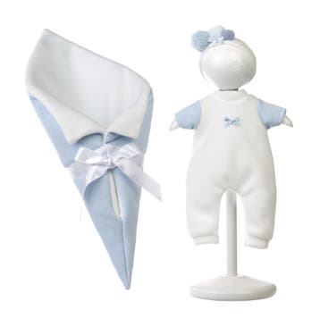 Llorens kledingset en accessoires Ice blauw voor poppen v..., Ophalen of Verzenden, Nieuw