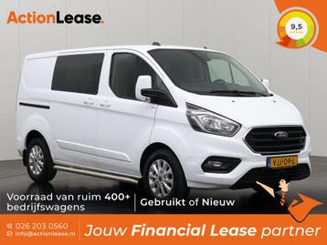 Ford Transit Custom Bestelbus L1 H1 2021 Diesel Automaat, Auto's, Automaat, Zwart, Wit, Diesel