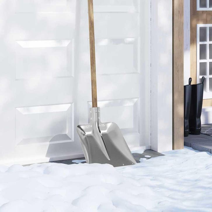 vidaXL Schep Hoofd 4 pcs Zilver 45 x 38 cm Aluminium, Tuin en Terras, Hand-tuingereedschap, Nieuw, Verzenden
