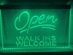 Walk-in welkom neon bord lamp LED verlichting reclame lichtb, Verzenden, Nieuw in verpakking