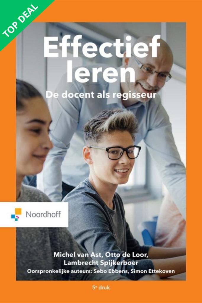 Effectief leren: De docent als regisseur, 9789001896522, Boeken, Studieboeken en Cursussen, Zo goed als nieuw, HBO, Verzenden