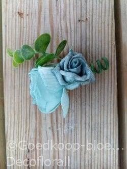 Corsage ranonkel crr 922 lichtblauw grijsblauw grijs, Ophalen of Verzenden, Nieuw