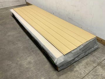 Veiling - 144x Cedral gevelstrook - Beige - 360x18,6x1,2 cm, Nieuw