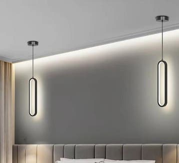 Minimalistische Aluminium Hanglamp – Scandinavisch Design, Huis en Inrichting, Lampen | Hanglampen, Verzenden, Nieuw