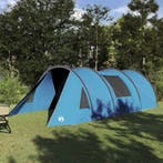 vidaXL Tunnel Tent 4-Person met dak Blauw en Grijs 778 x 356, Verzenden, Nieuw