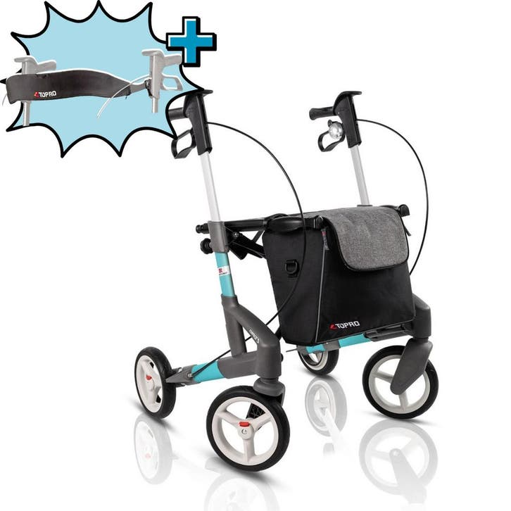 rollator TOPRO Troja 5G turqoise small, Diversen, Rollators, Nieuw, Ophalen of Verzenden
