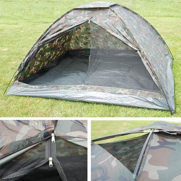 4 persoons camouflage tent nieuw