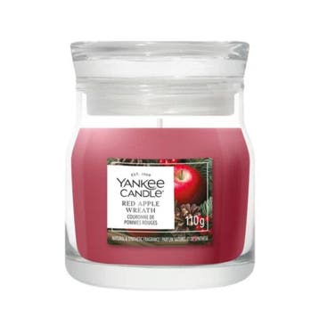 Yankee Candle Red Apple Wreath Small Jar - 110gr, Ophalen of Verzenden, Nieuw, Overige typen