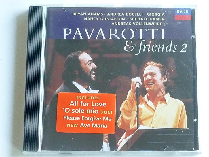 Pavarotti & Friends 2, Cd's en Dvd's, Cd's | Pop, Zo goed als nieuw, Ophalen of Verzenden
