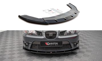 Voorspoiler V.1 Seat Ibiza Cupra MK3 Maxton Glans Zwart, Auto-onderdelen, Ophalen of Verzenden, Nieuw