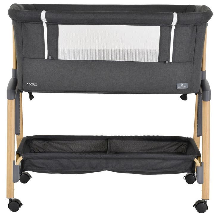 Cangaroo Adoro Black Wieg aan Bed, Kinderen en Baby's, Babywiegjes en Ledikanten, Nieuw, Verzenden