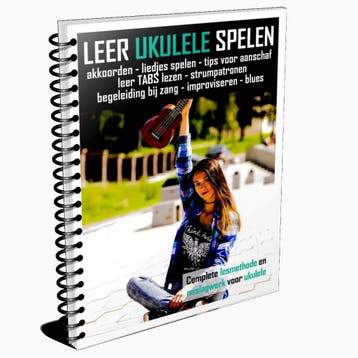 Leer Ukelele Spelen Beginners boek Ringband, Muziek en Instrumenten, Bladmuziek, Verzenden, Nieuw