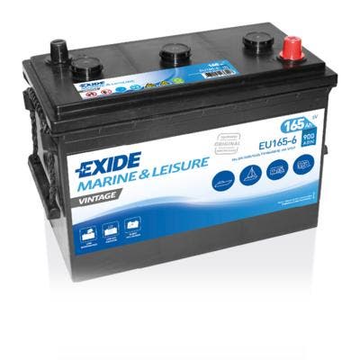 Exide Vintage accu | EU165-6 | 6V 165Ah, Auto-onderdelen, Accu's en Toebehoren, Ophalen of Verzenden