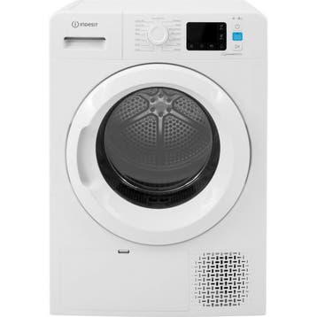 Indesit YTM1182X - Warmtepompdroger - 8 kg - Push&Go - 65 dB, Witgoed en Apparatuur, Ophalen of Verzenden, Zo goed als nieuw, Voorlader