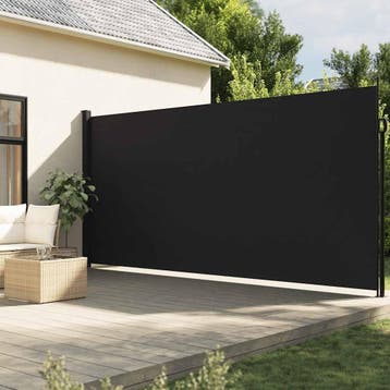 vidaXL Windscherm uittrekbaar 200x500 cm zwart, Verzenden, Nieuw