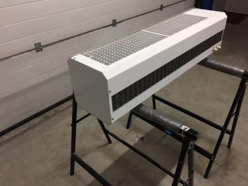 Frico luchtgordijn (2774), Ophalen of Verzenden, Gebruikt, 800 watt of meer, Kachel