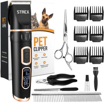 Strex Hondentondeuse/Dieren Tondeuse Extra Stil - Draadloos, Dieren en Toebehoren, Honden-accessoires, Verzenden, Nieuw