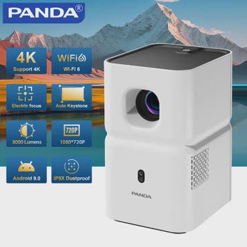 PANDA PF03 Mini Projector: Full HD, Android 9.0, Wifi6, 200, Verzenden, Nieuw