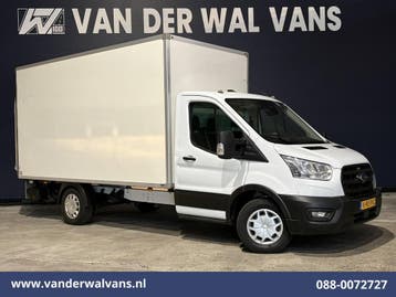 Ford Transit | 2.0 TDCI 130pk Bakwagen Laadklep Euro6 Airco, Auto's, Bestelauto's, Gebruikt, Euro 6, Wit, Dealer onderhouden