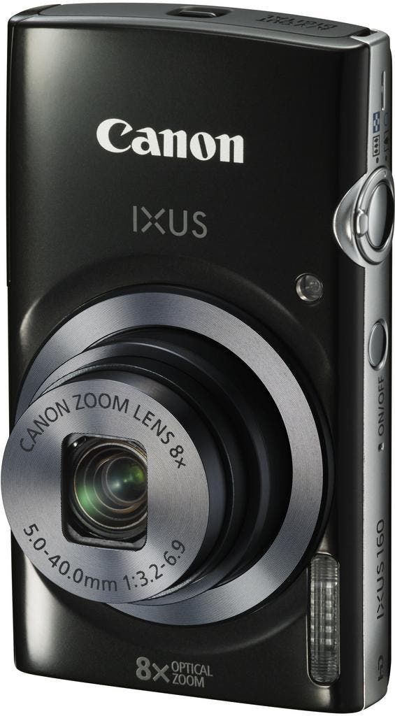 Canon IXUS 160 Digitale Compact Camera - Zwart (In doos), Audio, Tv en Foto, Fotocamera's Digitaal, Zo goed als nieuw, Verzenden